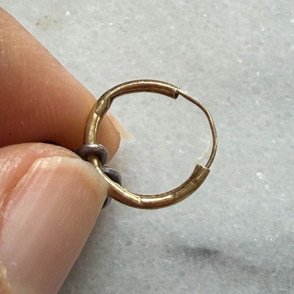 LAGOS Gold and Sterling Silver Hoop Earrings - Picture 6 of 8